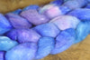 Hand Dyed Bluefaced Leicester Wool (BFL) and Kid Mohair Top for Spinning or Felting - 'Mediterranean'