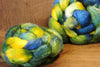 Hand Dyed Bluefaced Leicester Wool (BFL) and Kid Mohair Top for Spinning or Felting - 'Rock Pool II'