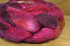 Hand Dyed Bluefaced Leicester Wool (BFL) and Kid Mohair Top for Spinning or Felting - 'Thistle'