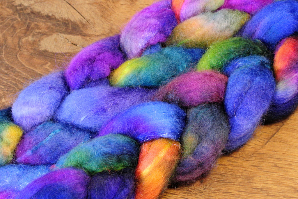 BFL Wool / Sparkly Nylon Top - 'Cosmos'