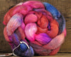 BFL/Silk Top for Hand Spinning - 'Faded Paisley'