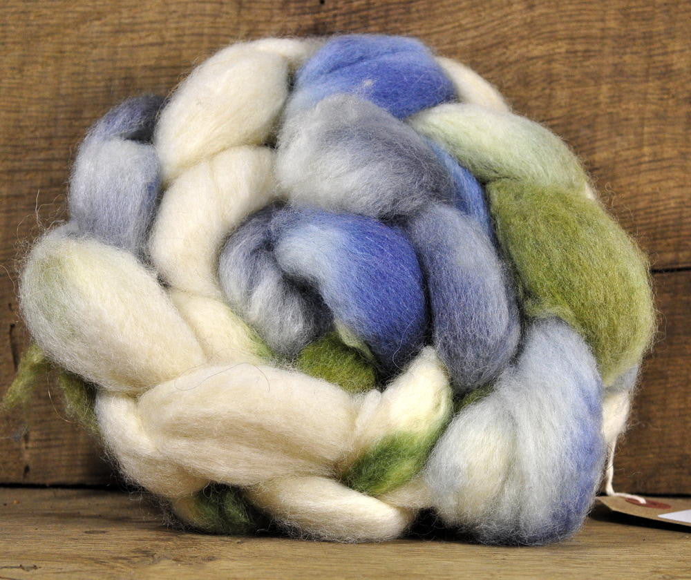 BFL Wool Top for Hand Spinning - 'Summer Meadow'