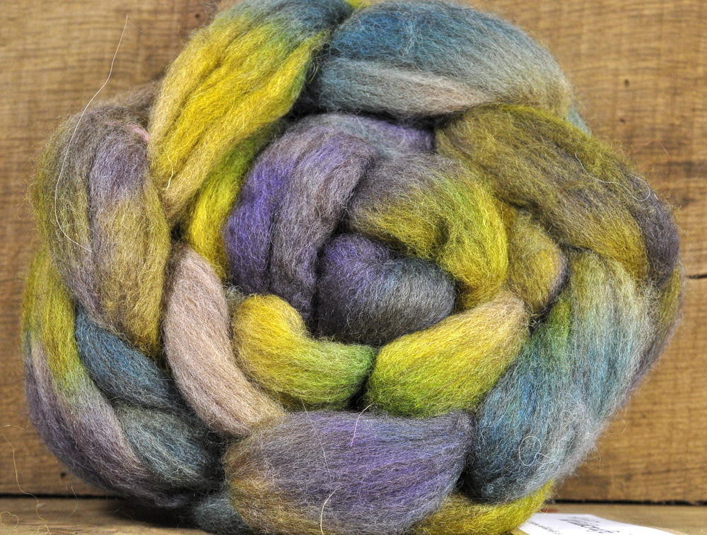 BFL Wool Top for Hand Spinning - 'Water's Edge' (shades)