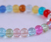 Stretch Bracelet, Wrist Distaff - Multicoloured Glass Beads