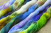 Hand Dyed Wool Tops - 200g Mini Bundle Set, Cool Colours, for spinning or felting