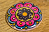 Large Handmade Button, 32mm - Baroque Flower Design