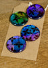 Handmade Buttons, 28mm - Jewel Blue