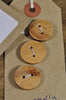 Handmade Wooden Buttons - Chunky Cherry