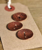 Handmade Copper Buttons - Mesh Pattern