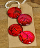 Handmade Buttons, 28mm - Jewel Red