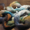 Hand Dyed Cheviot Wool Top for Spinning or Felting - 'Corroded'