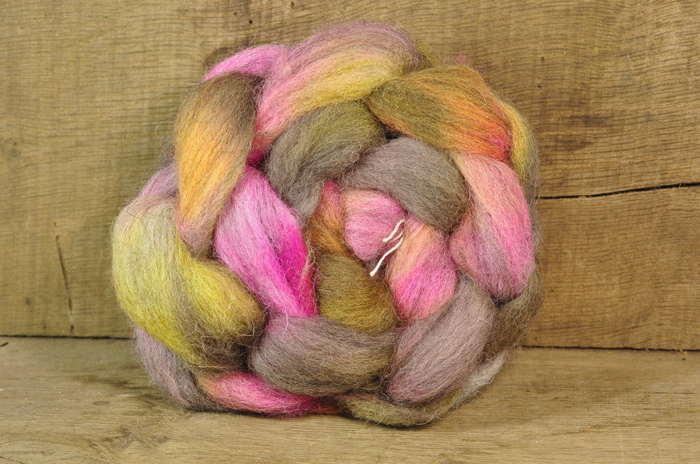 Cheviot Wool Top - 'Woodland Flowers'