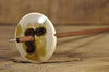 Lightweight Resin Drop Spindle - Coffee and Cream
