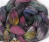 Shetland Wool Top - Muted Flowers