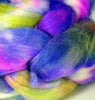 Polwarth/Silk Top for Hand Spinning - Wild Orchid