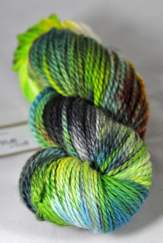 Hand Dyed SW BFL Aran Yarn - 'Patina' (Truro Aran)
