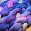 Hand Dyed Corriedale Wool Top for Spinning or Felting - 'Aconite Shades'