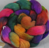 Corriedale Wool Top for Hand Spinning - Autumn Brights