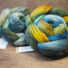 Hand Dyed Corriedale Wool Top for Spinning or Felting - 'Mallard Shades'