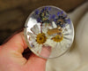 Top Whorl Resin Drop Spindle - Daisy and Lavender