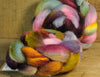 Hand Dyed English Wool Blend Top for Spinning or Felting, - 'Favourite Socks'