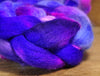 Hand Dyed English Wool Blend Top for Spinning or Felting, - 'Iolite'