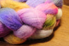 Hand Dyed English Wool Blend Top for Spinning or Felting, - 'Lilac Mix'