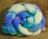 English Wool Blend Dyed Top - 'Spring Skies'