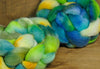 Hand Dyed Corriedale Wool Top - 'Frog'