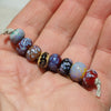 Handmade Lampwork Glass Beads - Multicolour Fritty Mix
