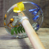 Botanical Top Whorl Resin Drop Spindle - Spring Woodland Treasures, 37 grams