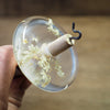 Botanical Top Whorl Resin Drop Spindle - Elderflower, 35 grams