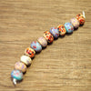 Handmade Lampwork Glass Beads - Pastel Fritty Mix