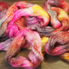 Luxury Merino/Alpaca/Silk/Camel Top for Hand Spinning - 'Gladioli'