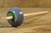 Lightweight Resin Drop Spindle - Green Streak