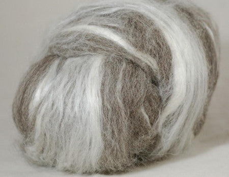 Undyed Grey Shetland/Silk Top