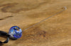 Spinner's Fetch Hook (Orifice hook) Blue Swirls and Flowers