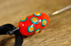 Spinner's Fetch Hook (Orifice hook) Orange with Dots
