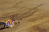 Spinner's Fetch Hook (Orifice hook) Mint Swirls, Watercolour Flowers