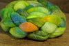BFL Wool Top for Hand Spinning - 'Lime Zing'