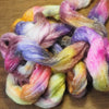 Luxury Merino/Alpaca/Silk/Camel Top for Hand Spinning - 'Spring Flowers'