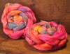 Tweedy Merino/Bamboo Top with Neps for Hand Spinning - 'Corals'