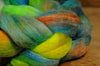 Hand Dyed Merino Wool Top - 'Blue-Green Algae'