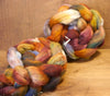 100g Hand Dyed Merino Wool Top for Handspinning or Felting - 'Patina'