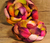Hand Dyed Merino Wool Top - 'Russet'
