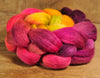 Hand Dyed Merino Wool Top - 'Russet Gradient'