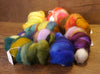 Hand Dyed Wool Tops - 200g Mini Bundle Set, Rainbow Colours (No.1) for Needle Felting or Hand Spinning