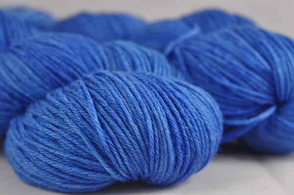 Hand Dyed Merino / bamboo 4ply Semi-Solid Yarn (New London 4ply) - "Turquoise"