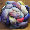 Hand Dyed Cheviot Wool Top for Spinning or Felting - 'Periwinkles'