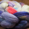 Hand Dyed Cheviot Wool Top for Spinning or Felting - 'Periwinkles'